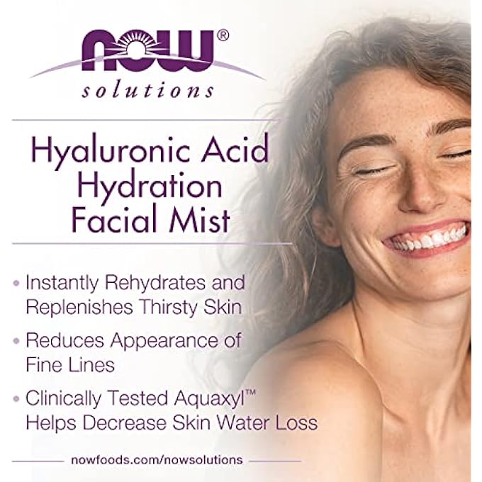 now HYALURONIC ACID HYDRATION FACIAL MIST, 118 G - Image 4